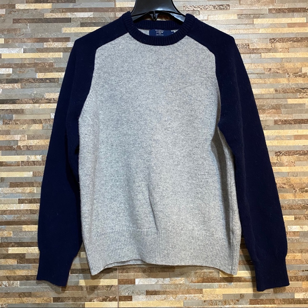 J. Crew Crew Neck Sweater Lambswool Large